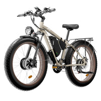 Zgeer F1 48v 2000w ebike full suspension power bicycle with ce 26 inch fat tire hidden dual battery snow beach electric  bike