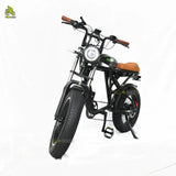 Black Super Full Suspension Electric Bike 73 RX 48V 2000W 45AH Double Battery Full Suspension Ebikes+2 Charger