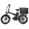 Emoko C94 Delivery Cargo Ebike 35Ah 200KM Long Range Foldable Bicycle Motor Adult Electric Fat Tire Bike for Business