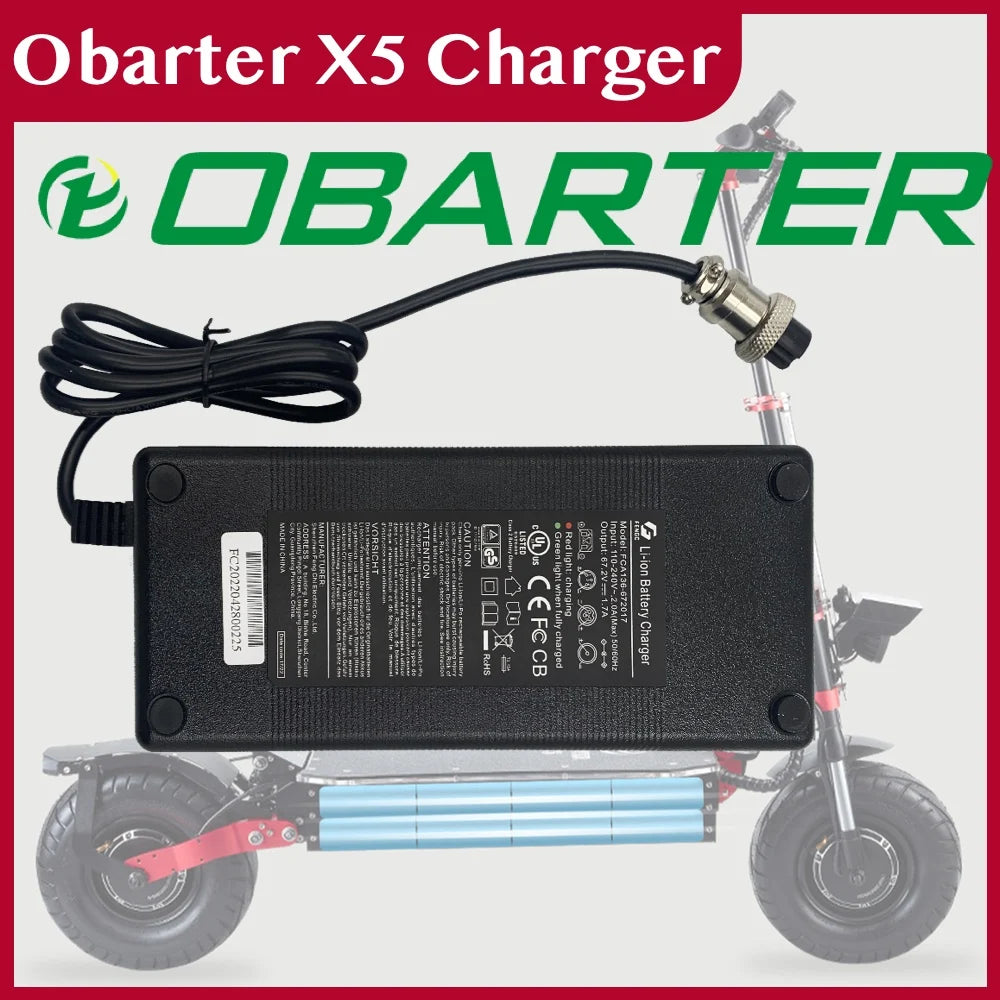 OBARTER X5 67.2V 1.7A Charger Electric Scooter Original Charge Accesso ...