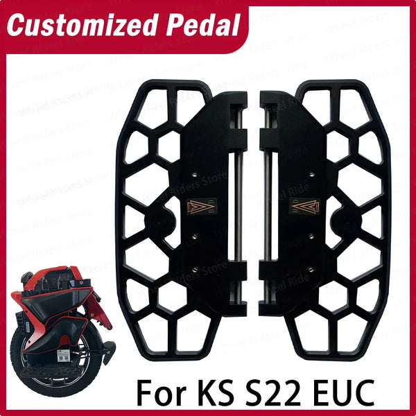 Customized EUC CNC Pedals KS S22 Honeycomb Pedal S22 S20 Electric Unicycle Pedal E-unicycle Monowheel Parts