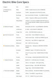 US/AU Local Delivery 1500W Electric Bike Bluvall R700 1500W 52V Long Range All-Terrain eBike For Outdoor Play 52V 25AH Long Range 35MPH 20" Fat Tire Waterproof All-Terrain E-Bike for Road Snow Beach