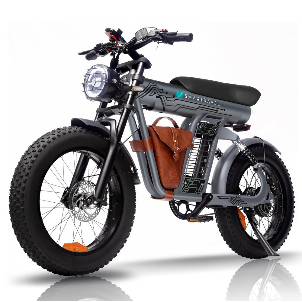 SMARTAVEL ZM21&nbsp; 48V 1200W Fat Tire Electric Bike 20inch Fat Wheel Electric Bike fat tire mountain E bike