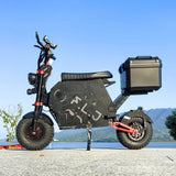 Latest FLJ 60V 10000W Mini Electric Motorcycle with App NFC 58MPH Speed