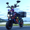 FLJ F14 72V 12000W Dual Motor Electric Motorcycle Scooter (14" Fat Tire, NFC & 75 MPH)