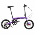 Road bike KOSDA 16-inch aluminum plating color ultra light folding bicycle 8-10 speed change system Kosda brand road bicycle