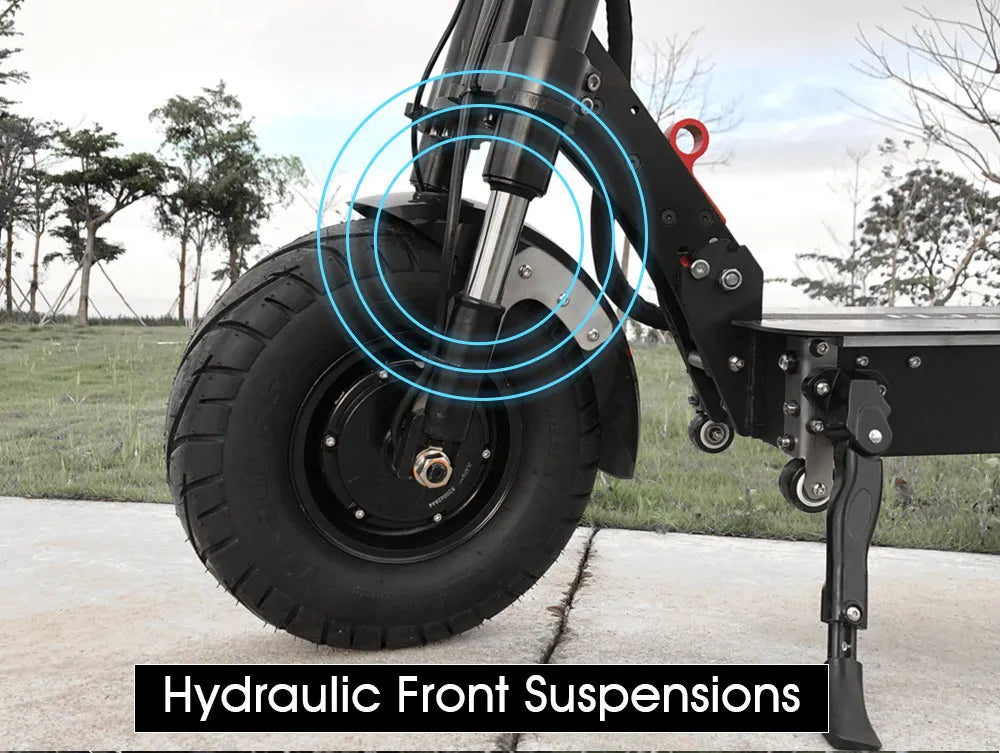 FLJ 13inch Electric Scooter with 6000W/60V Dual Engine Fat tire big wheel design double drive E Scooter Panasonic Battery 40AH