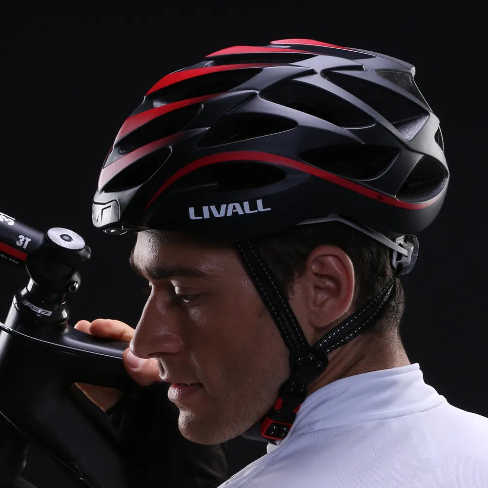 LIVALL BH62 Bike Helmet Men Women with Auto Sensor LED Sides Built-in  Bluetooth Mic Speakers MTB Helmet by LIVALL APP