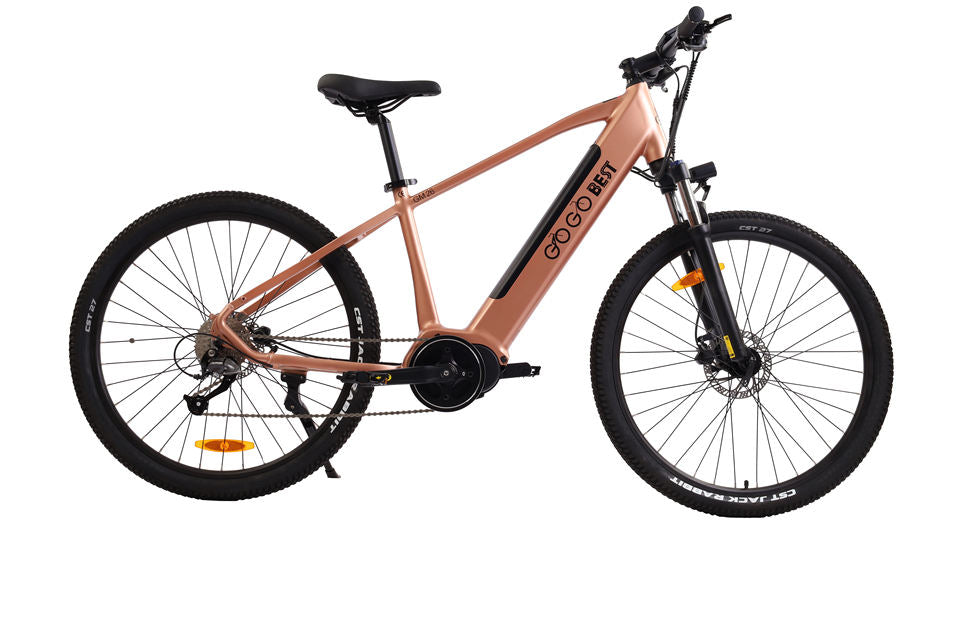 GOGOBEST GM26 27.5 Inch Mid Drive Electric City Bike 250W Torque Sensor Electric Road Bicycle with 36V 10Ah Lithium Battery