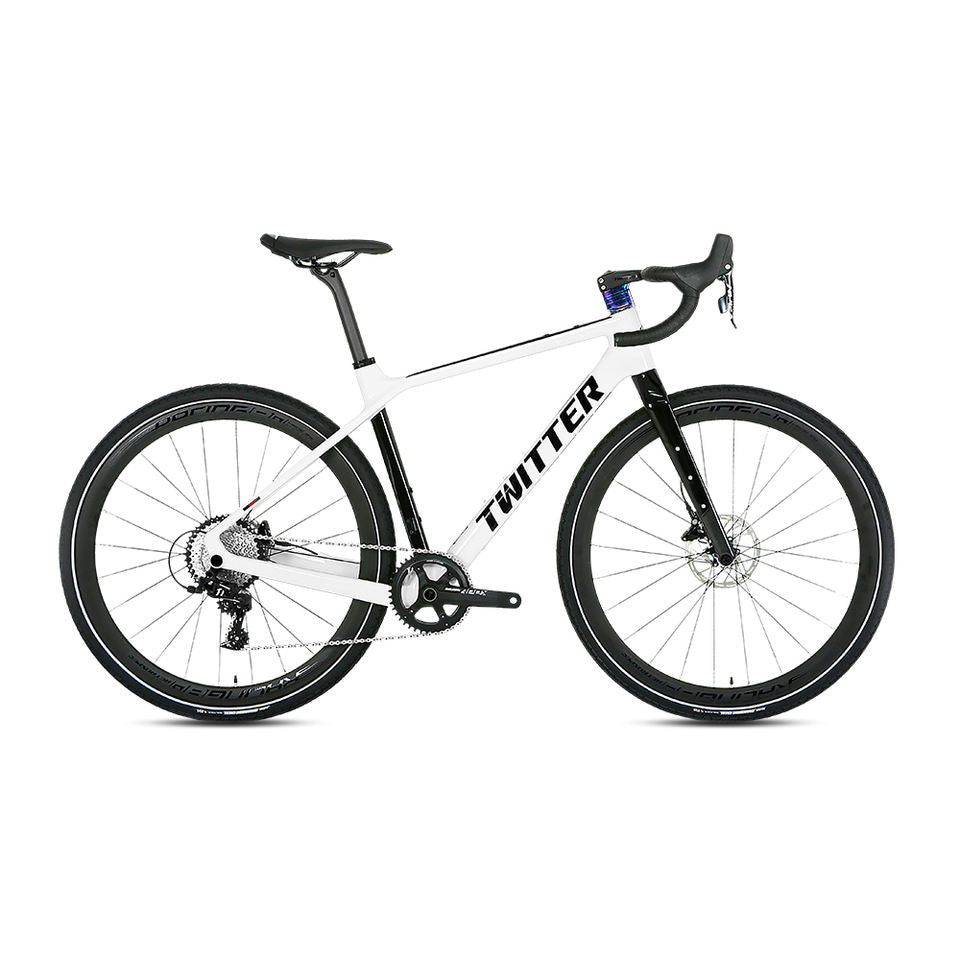 TWITTER Gravel X 105 R7000-22S Hydraulic Disc Brake700C*40C T900Carbon Fiber Road Bike Fully Hidden Internal Cable gravel bicycle