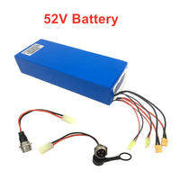 EU Stock 52V Scooter Battery with 58.8V full charged Lithium Battery Pack for 52V electric scooter 4A fast charging Ebike