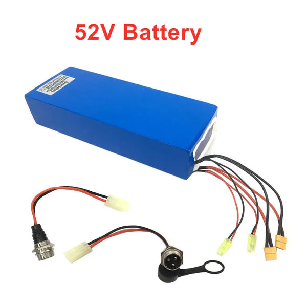 EU Stock 52V Scooter Battery with 58.8V full charged Lithium Battery Pack for 52V electric scooter 4A fast charging Ebike