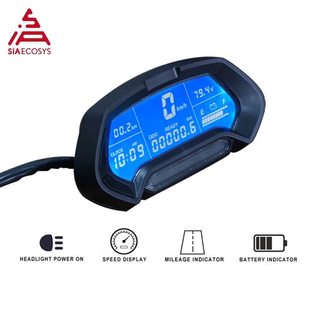 QS Motor 205 50H V3I/V3TI E-Bike Spoke Hub Motor With SIA7230 And CT-22 Speedometer Kits