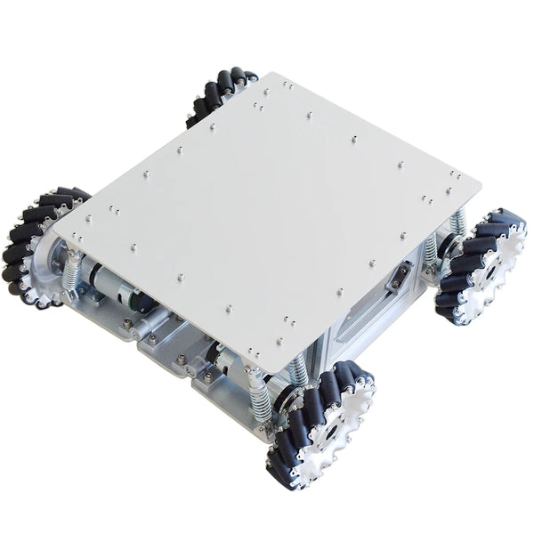 40KG Load Shock Absorption Mecanum Wheel Robot Car Chassis Kit with 4pcs Planetary Gear Motor for Arduino STM32 Raspberry Pi