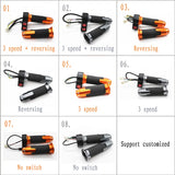 Electric Bicycle Twist Throttle Ebike Tricycle Speed Scooter Throttles 12V/24V/36V/48V/60V/72V E Bike Parts