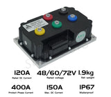 QSMOTOR 138 3000W V2 70H 72V 100KPH Mid Drive Motor Conversion Kit with SIAYQ72120 Controller