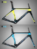 TWITTER T10 carbon fiber bike frame discoloration inner disc brake barrel pumping version road bike racing frame gravel bike frame