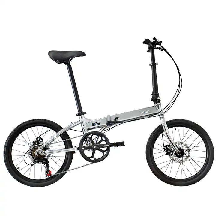 Road bike KOSDA 20-inch aluminum plating color ultra light folding bicycle 8-10 speed change system Kosda brand road bicycle