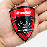 Kaabo Wolf Warrior Logo Sticker badge Wolf-warrior WW front parts accessories original scooter sticker