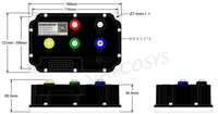 QSMOTOR 138 3000W V2 70H 72V 100KPH Mid Drive Motor Conversion Kit with SIAYQ72120 Controller