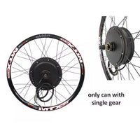 Affordable 2000W Electric Bike Rear Conversion Kit - Brushless DC Motor and Full Twist Throttle for 26-29 Inch Wheels