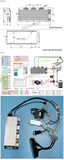 SIA 273 8000W 4wd 96V 120kph BLDC brushless electric car conversion kits with motor controller