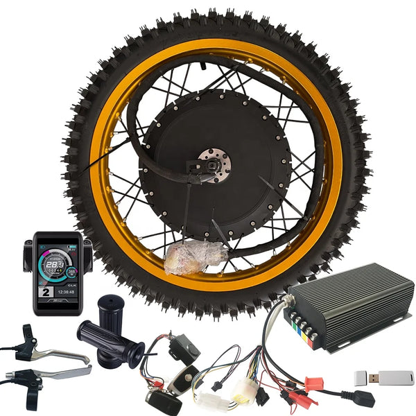 Surron electric dirt bike conversion kit wheel hub motor 72v 8000w building ebike kit