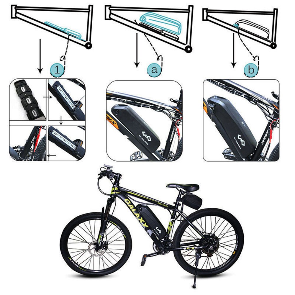 Hailong 36V, 48V and 52V eBike Battery Options - Multiple Voltages with Up to 19.2Ah Capacity