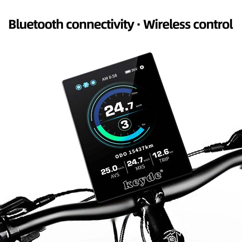 Keyde BTD260 Wireless Electric Bike Display - 2.6-inch HD Screen with Bluetooth, Lithium Battery, and Touch Control