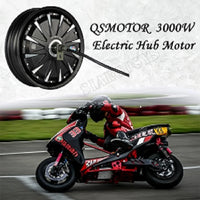 QSMOTOR 12inch 3000W 72V 70kph Hub Motor with EM72100SP Controller Kits for Electric Scooter