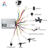 36V/48V Brush Controller 800W 1000W Electric Bicycle Scooter Brushed Motor Controller For Ebike Bicycle Accessory