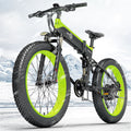 Ship From US EU Warehouse Bezior x1500 folding electric mountain bike 26 inch 40km/h 1500W 48V 13Ah fat tire off road snow beach electric dirt bike