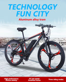 FRIKE 88E6 26-Inch Mountain E-Bike 21/24/27 speed Aluminum alloy rim 250W rear hub motor,disc brake system