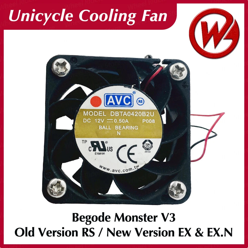 New Begode Cooling Fan Gotway Parts GW EX EX.N RS Monster V3 Electric Unicycle Parts Accessories
