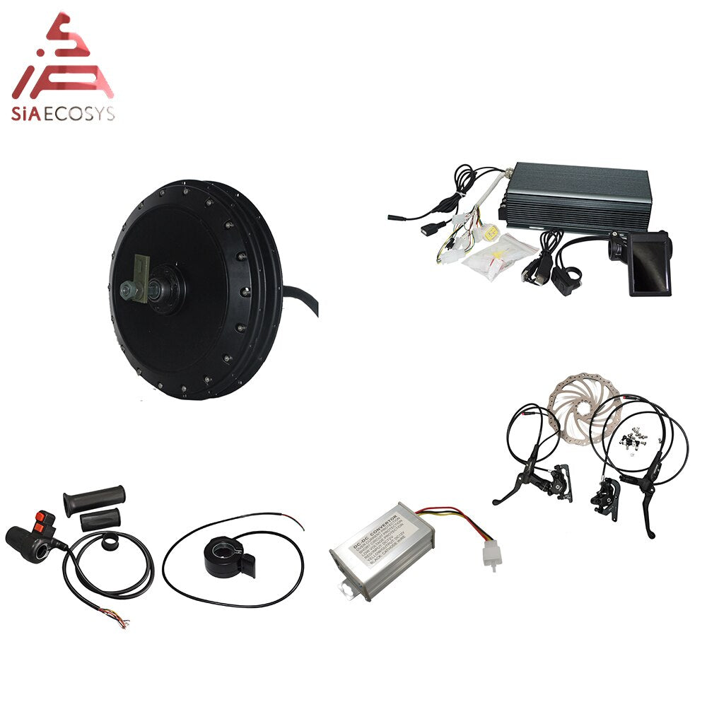 QS Motor 273 40H V3 Electric high power bicycle kit / E bike kit / spoke 4000W Powerful Hub Motor Kit with TFT H6 speedometer