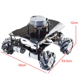 ROS Autopilot Mecanum Wheel Robot Car Chassis Kit with Arduino STM32f103rct6 Raspberry Pi Lidar Positioning Automated Driving