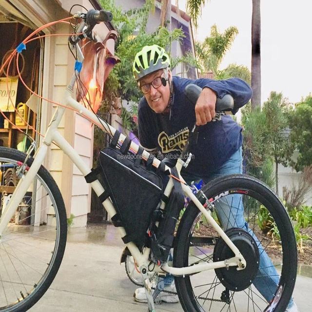 Efficient 2000W Electric Bike Conversion Kit - Powerful Brushless Hub Motor and Smart Controller for Front or Rear Wheel Ebike Conversion