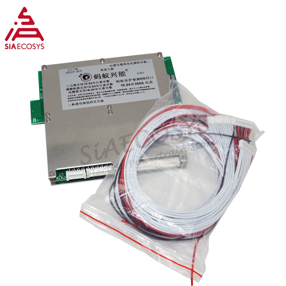 ANT Smart BMS 300A 10S to 24S 120A continous 150A max Bluetooth APP Lithium Battery Protection Board with CAN BUS