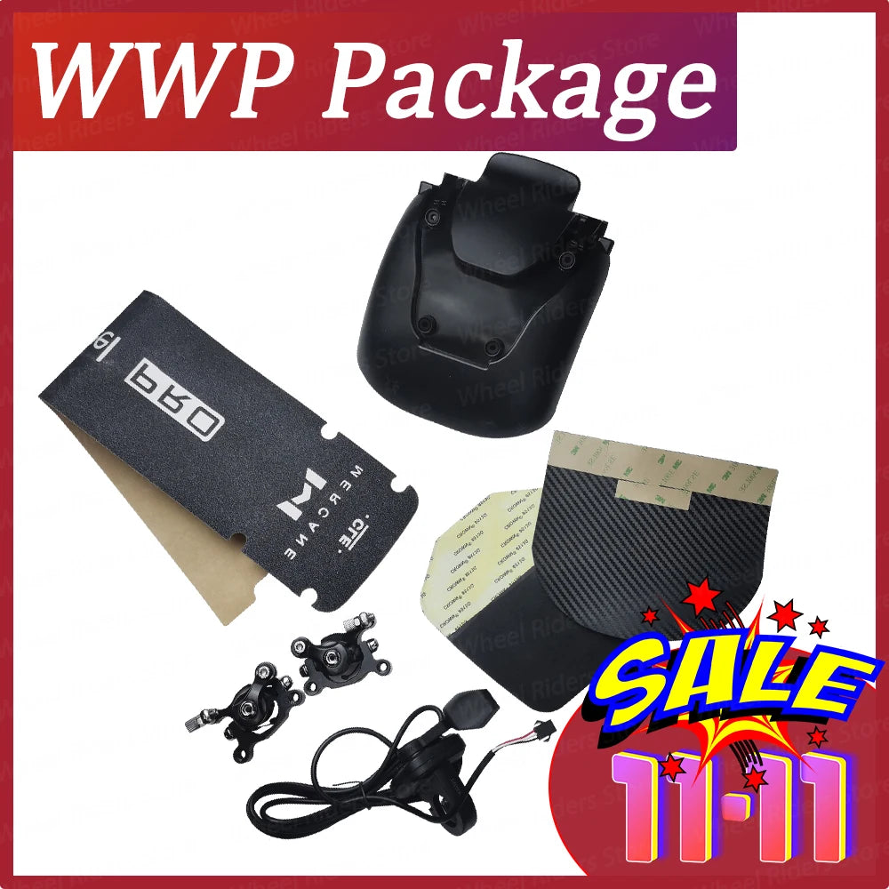 11.11 Mercane WideWheel PRO Package Pedal Sandpaper Original Fender Extended Mudguard Brake Caliper Thumb Throttle  WWP Parts