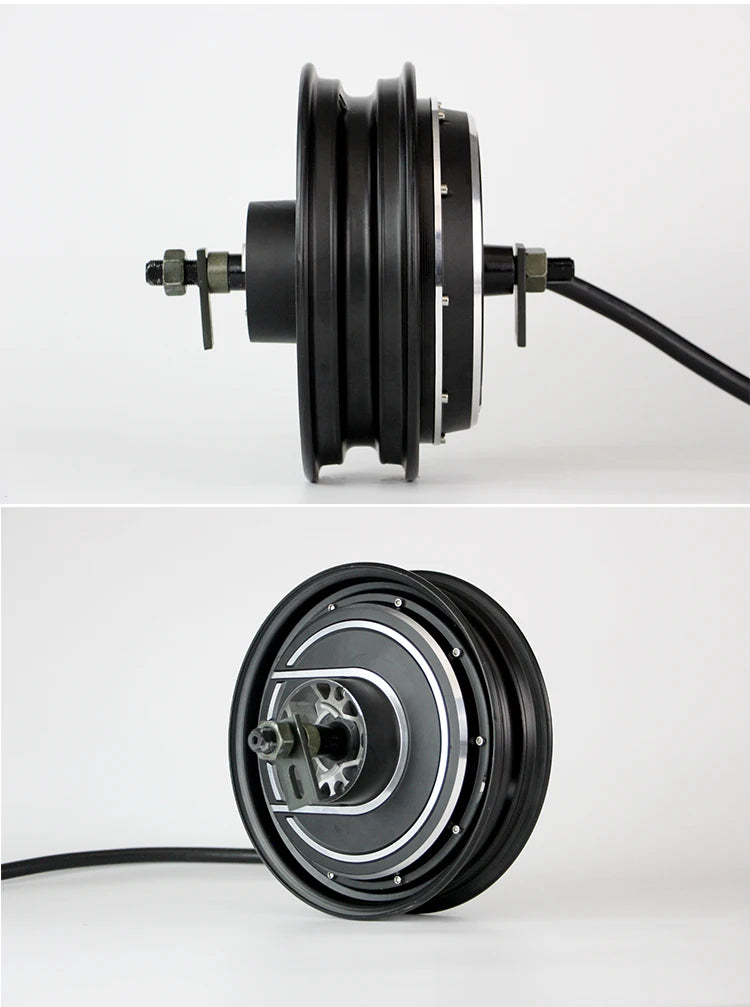 High Power QSMOTOR 10inch 7000w V4.2 72V 106kmh DC Brushless Racing Scooter Electric Hub Motor  with CE