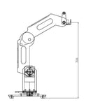 500g Load 3 DOF Industrial Robot Arm Desktop Teaching Robotic Arm Learning DIY Parts