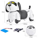 Smart Dachshund Robot Dog Toy Interactive Rechargeable Robot Puppy Toys Programming Function Christmas Gift Remote Follow Sing