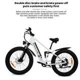 Baolujie Aluminum Alloy Electric Bicycle: DP-2615 E-Bike 48V/750W SHIMANO 8 Speed DP-2615 48V/12AH Disc Brake  Ebike