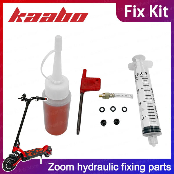 ZERO/KAABO Hydraulic Brake Bleed Kit For ZOOM Brake System, Mineral Oil Brake, Funnel Set Bike Repair Tool