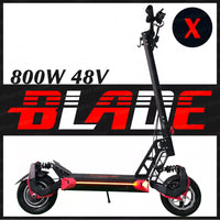 Blade X Electric Scooter 48V Single Motor 800W Top Speed 45km/h 10*3 inch Wide Tire E-scooter BladeX S Skateboard