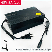 Kaabo Mantis 48V 5A Fast Charger Mantis8 Mantis10 Electric Scooter Quick Charger Spare Parts Accessories