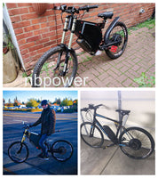 NBPowers 48V 60V 72V 2000W hub motor electric bicycle conversion kit for 20 24 26 28 29 inch Ebike DIY ebike kit