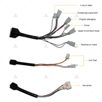 Free Shipping Programmable VOTOL EM50sp 72V 50A 55KPH Controller for QSMOTOR Electric Scooter Bike