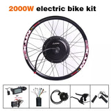 135mm drop out High Power E Bike Kit 52v 2000W Electric Bike Conversion Kit For 20" 24" 26" 28" 700c Bicycle