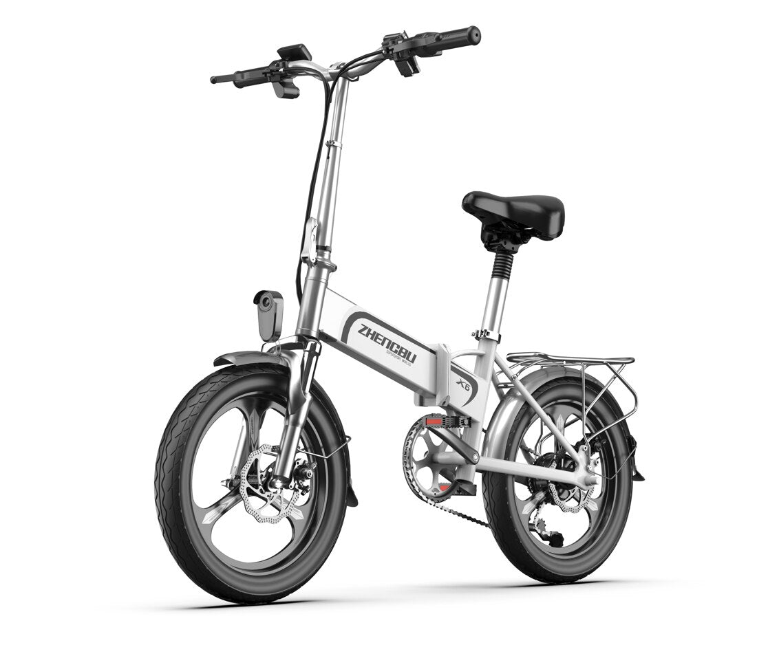 ZHENGBU X6 Electric Bicycle 500W 48V10ah Graphene Lithium Battery 20 I ...